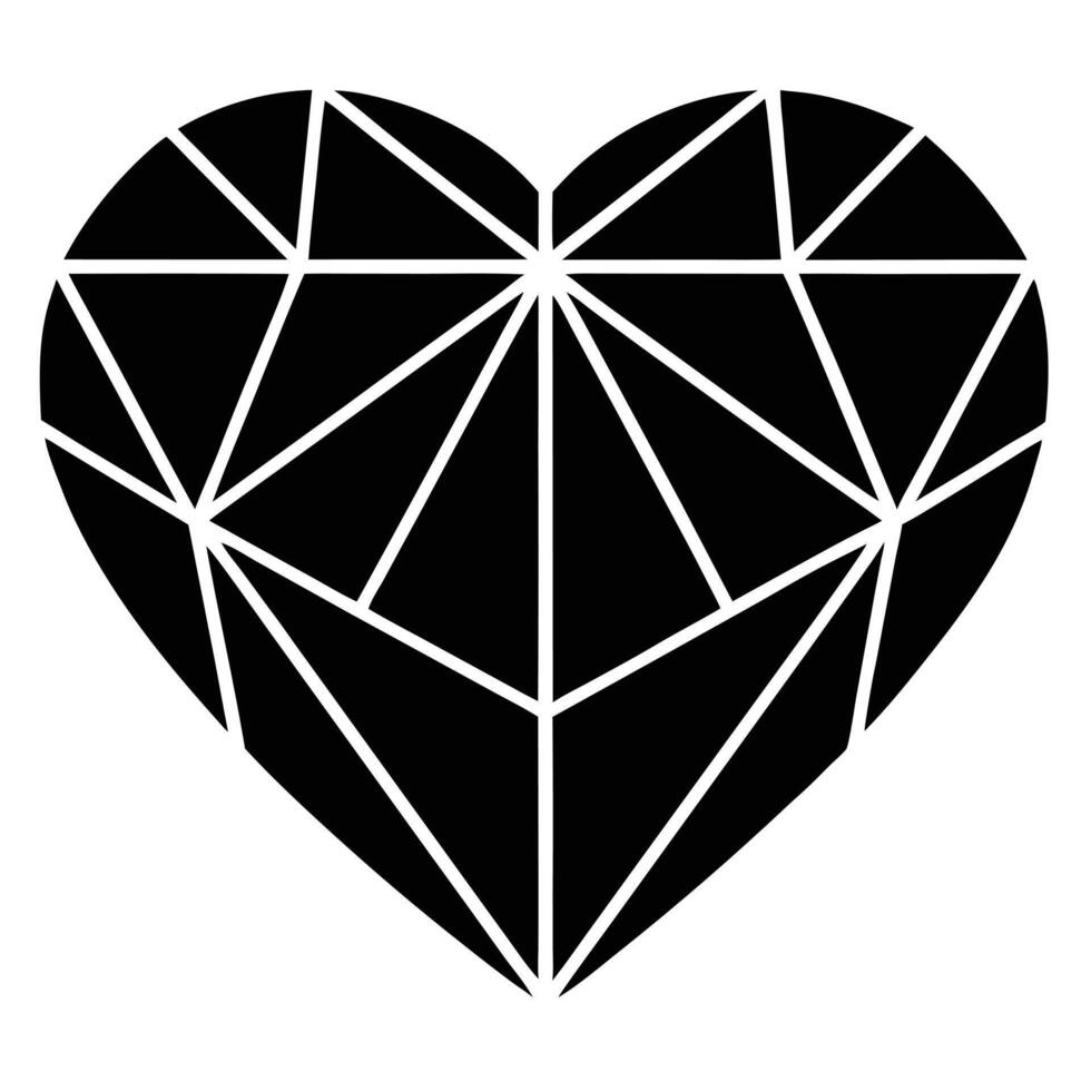 Line Design Heart vector