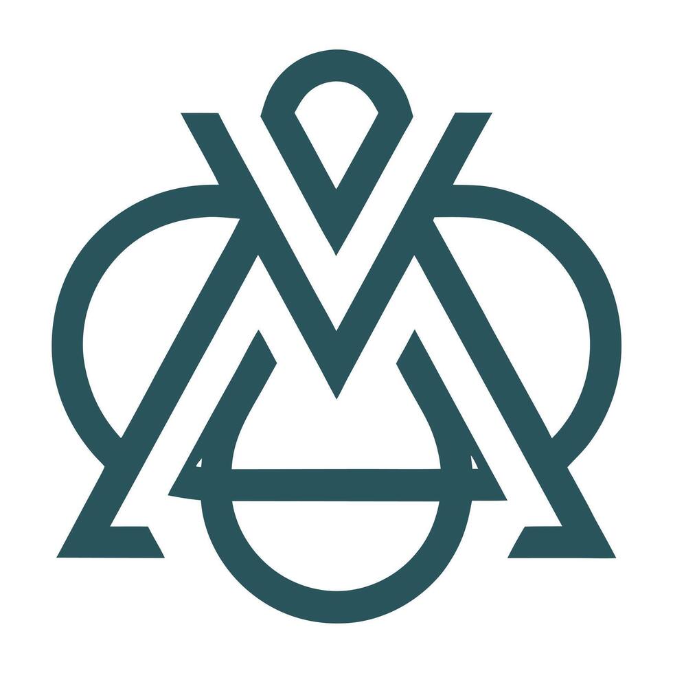 Creative Letter Monogram vector