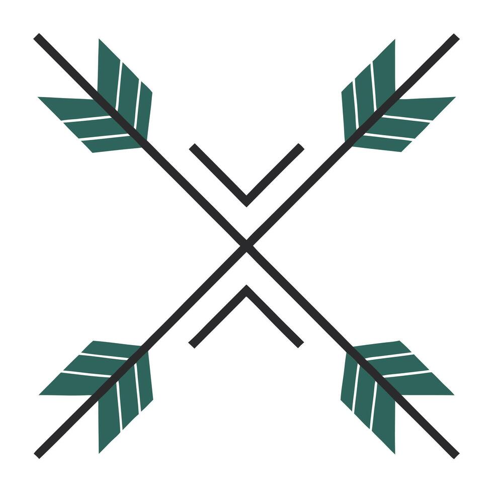 Abstract Arrow Formation vector