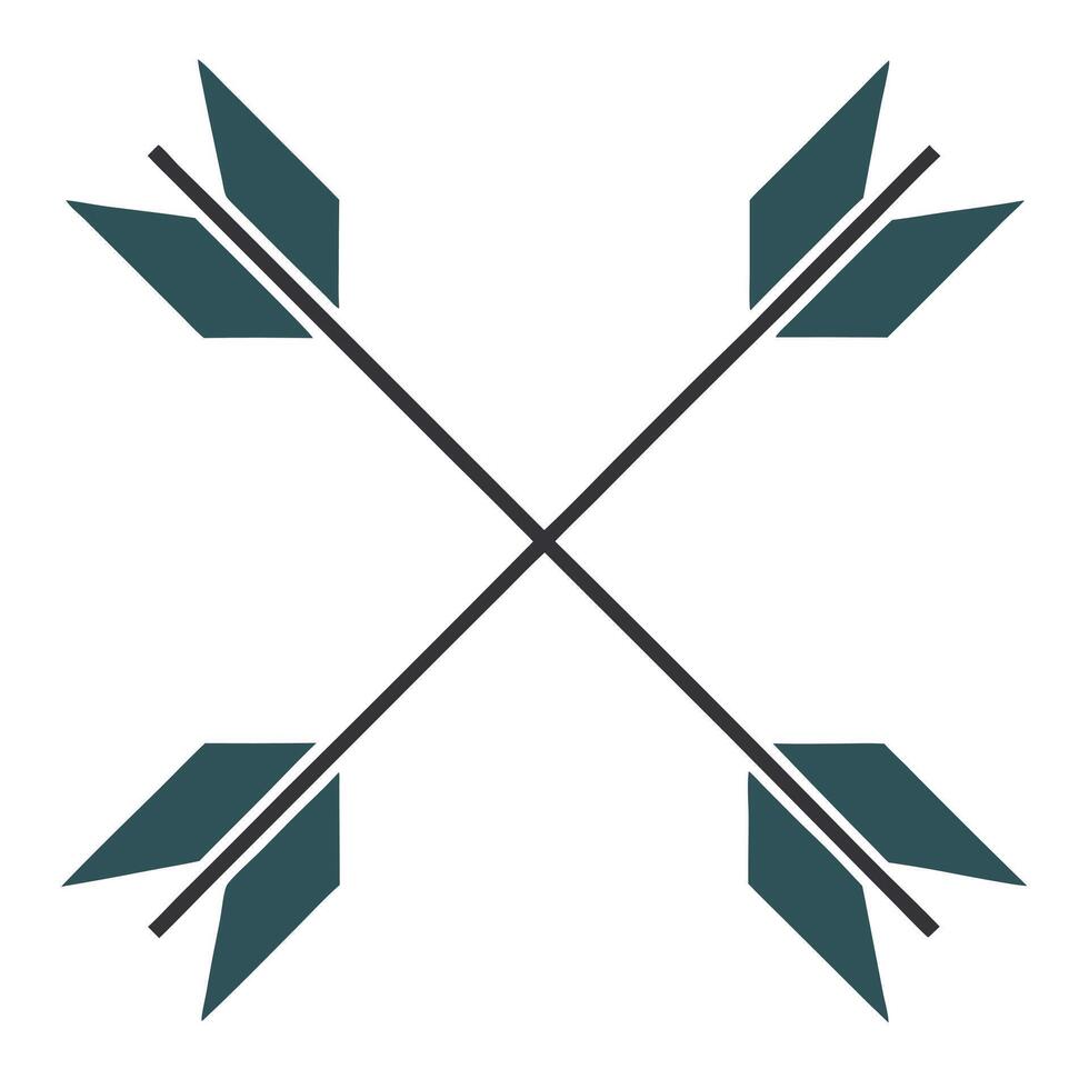 Symmetry with Arrows vector