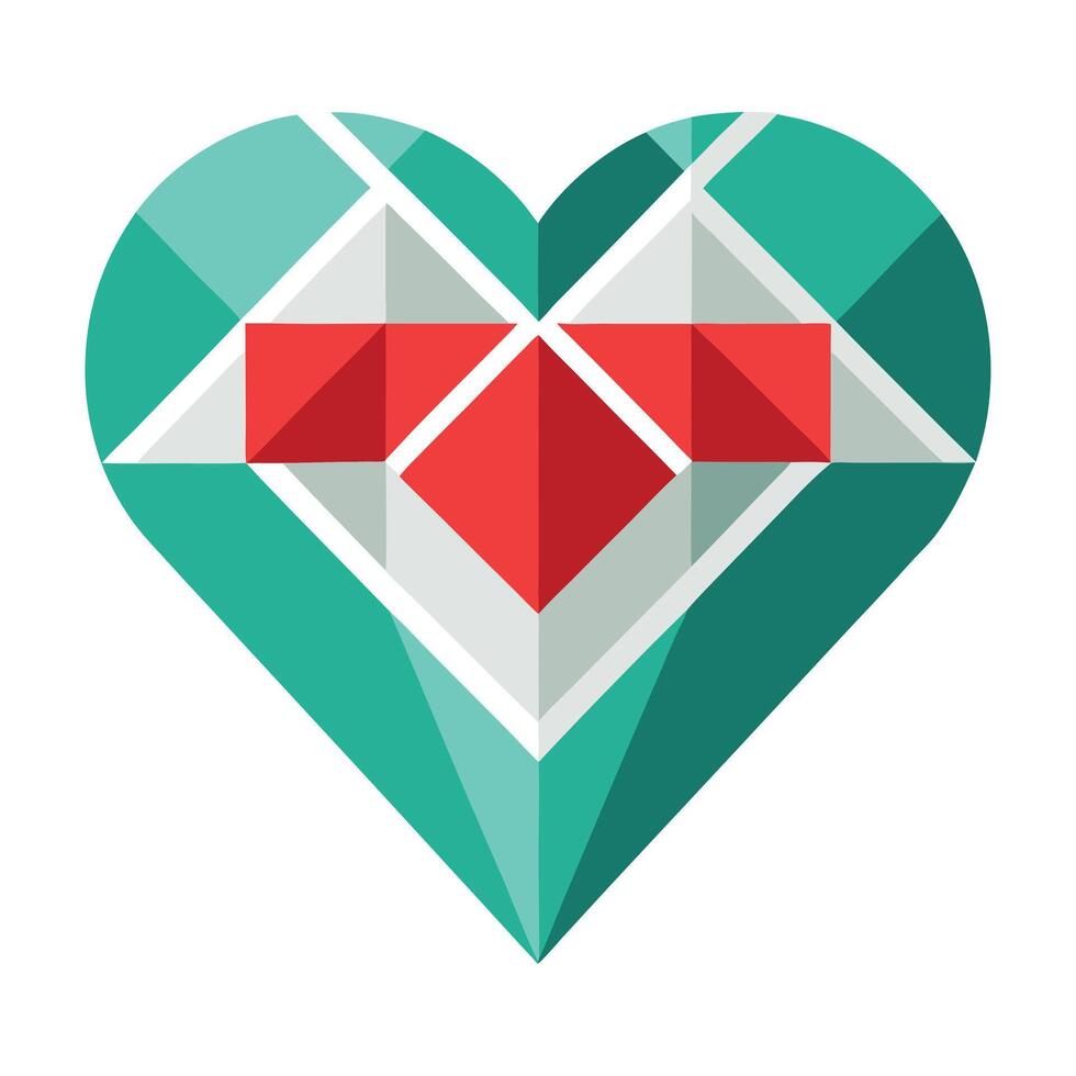 Love Geometry Design vector