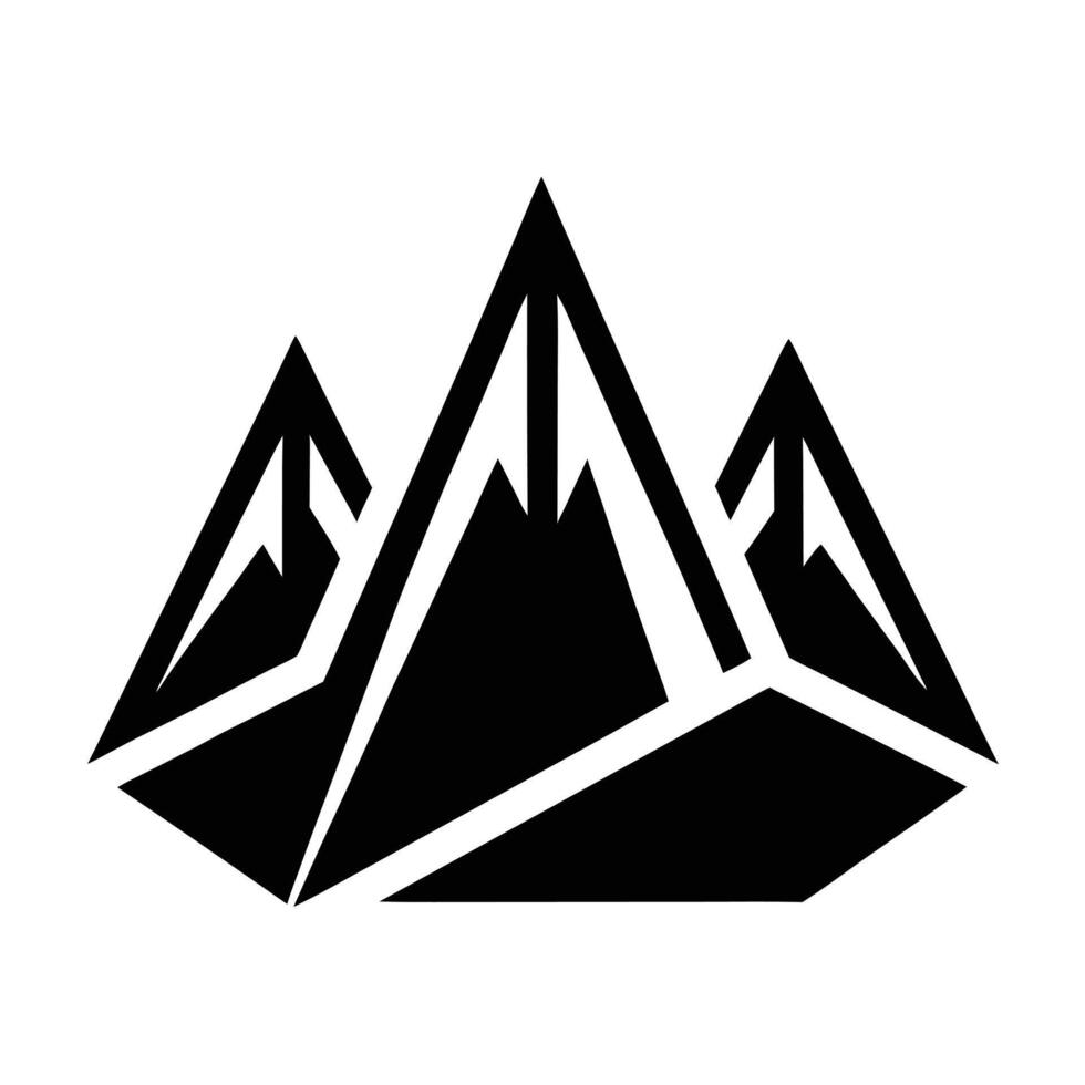 Peak-Inspired Logo Design vector