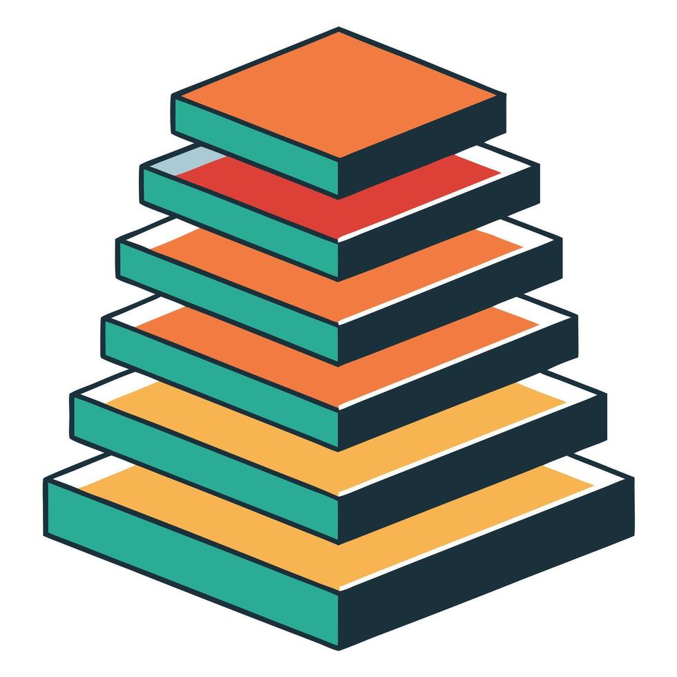Abstract Geometry Rectangles vector