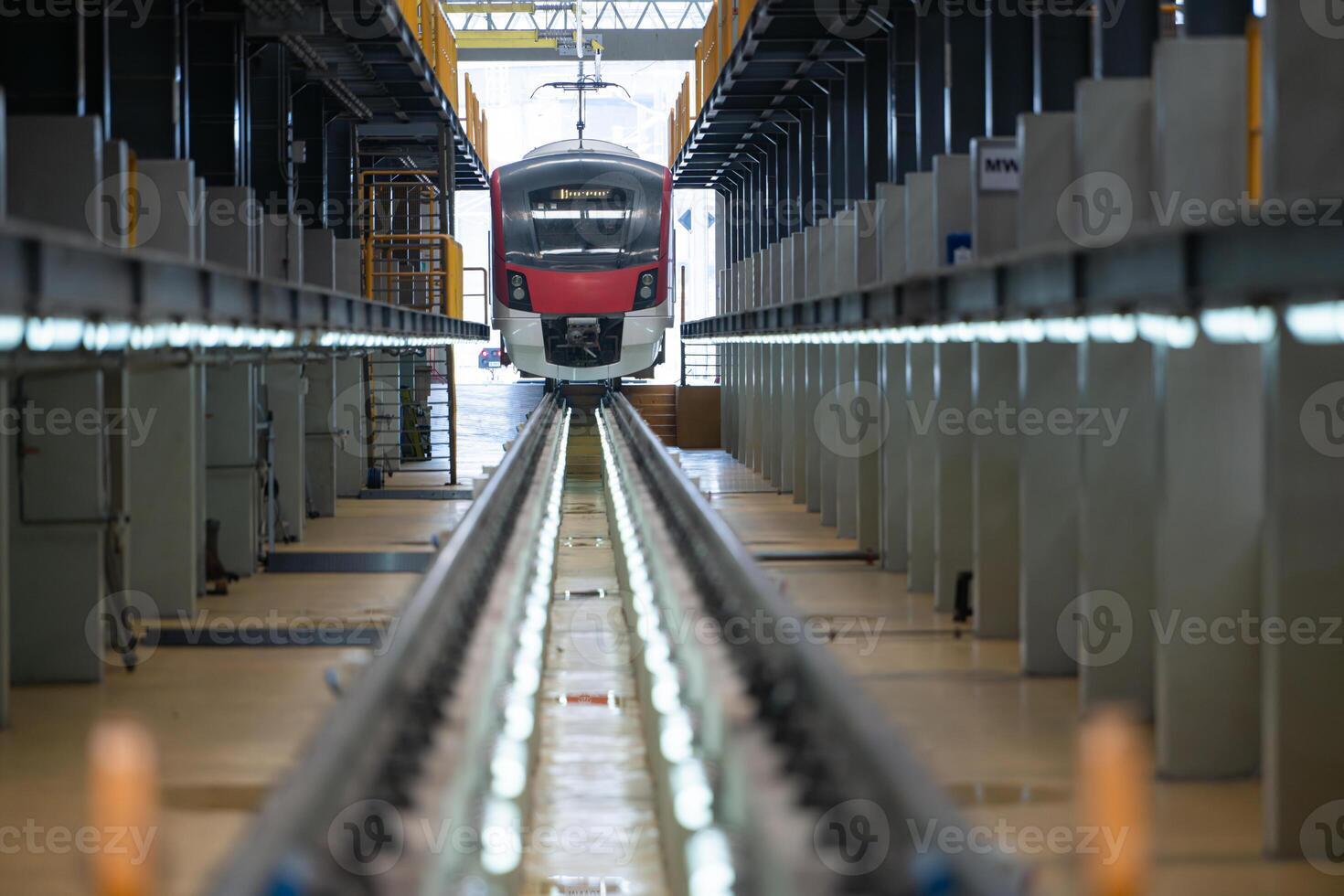 Skytrain, A quick transit system that is popular among individuals in major urban communities. Convenient and timely photo