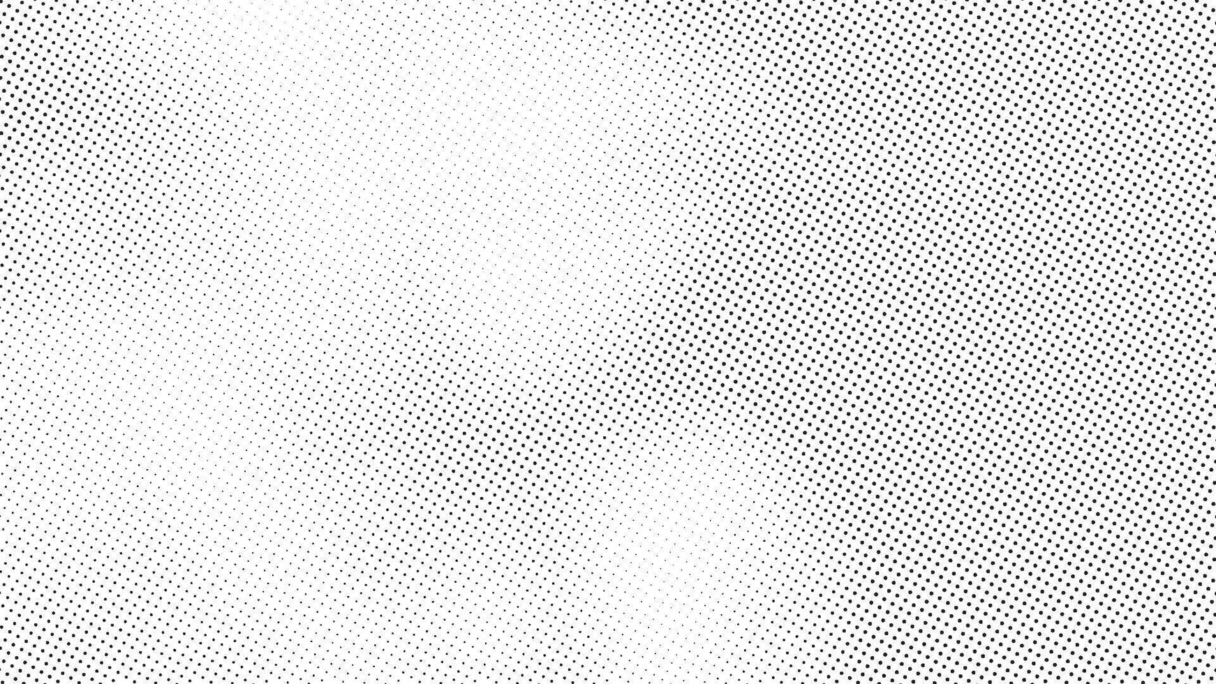 Abstract halftone pattern texture with black dots arranged in a fading gradient across a white background. noise gradient. vector