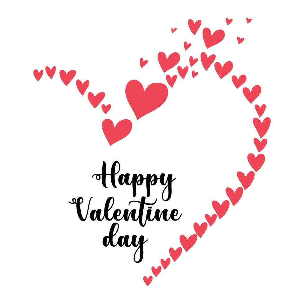 Valentines Heart For Wishing vector