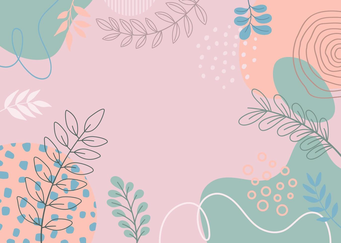 Vintage color poster background with beautiful. vector