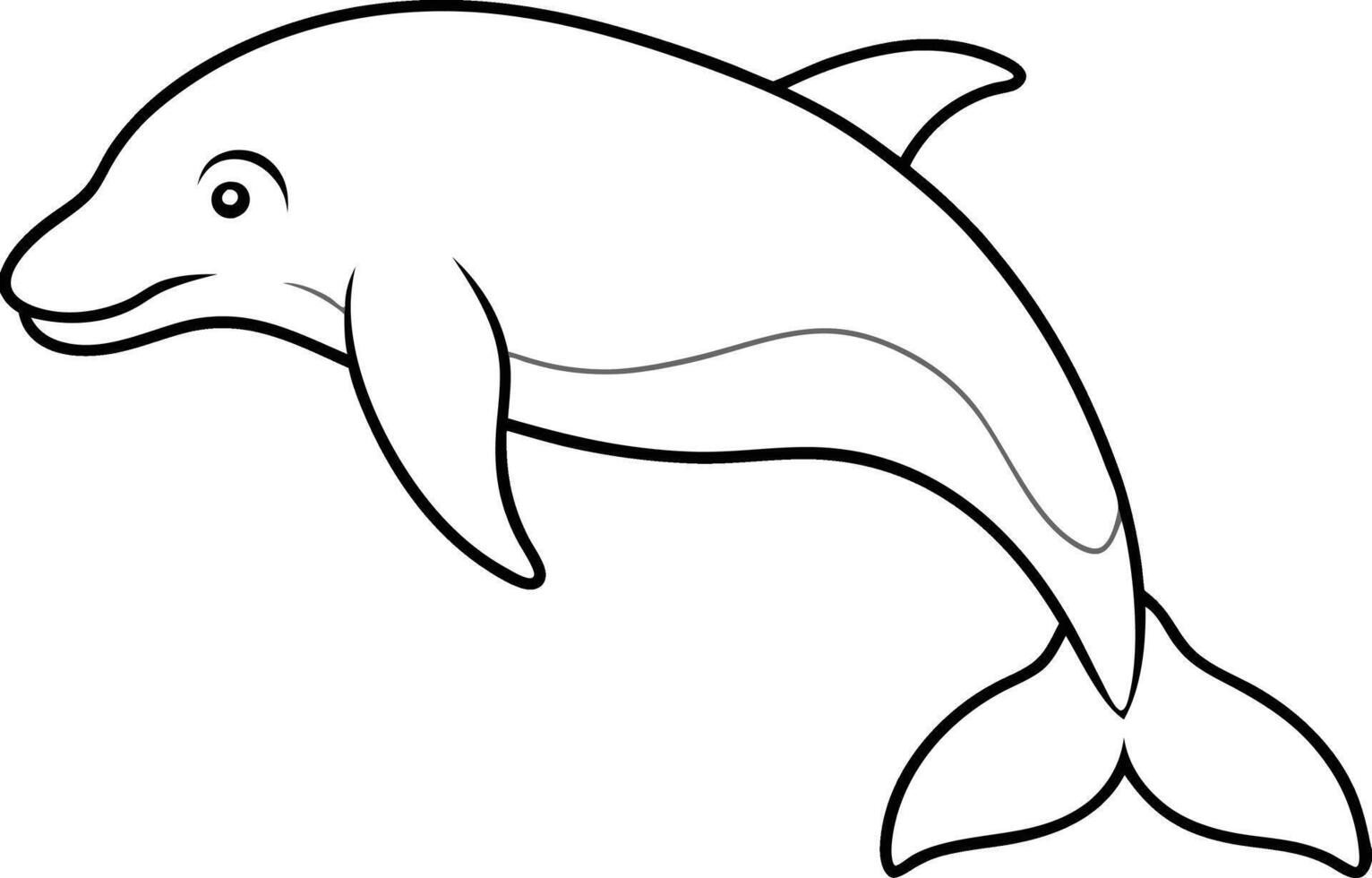 Humpback Whale line art . humpback whale outline illustration design. Whale linear sketch drawing isolated on white background. vector