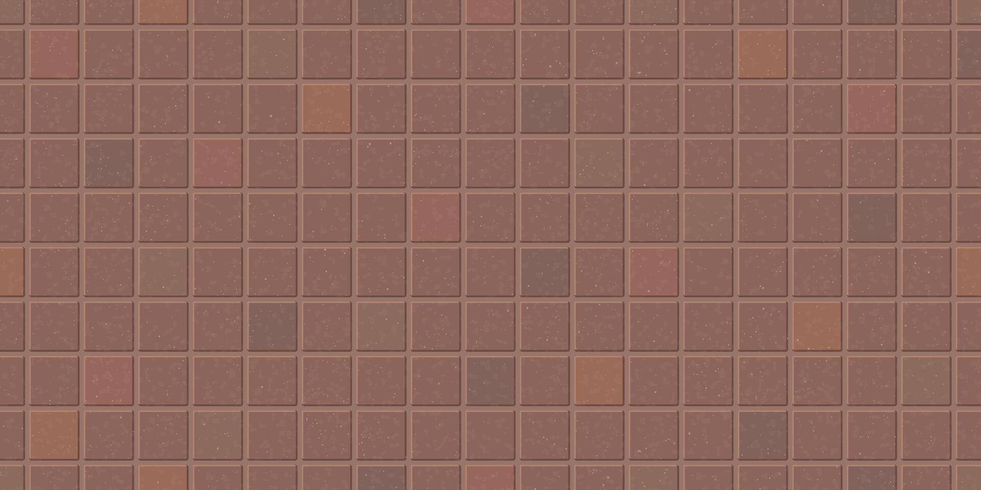3d square tile mosaic ceramic texture seamless pattern mocha mousse tone background graphic illustration. vector