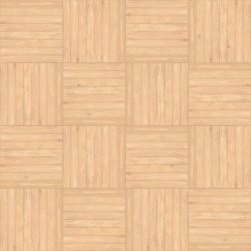 Seamless fragment of parquet floor background graphic illustration. Wooden whitewashed texture pattern. vector