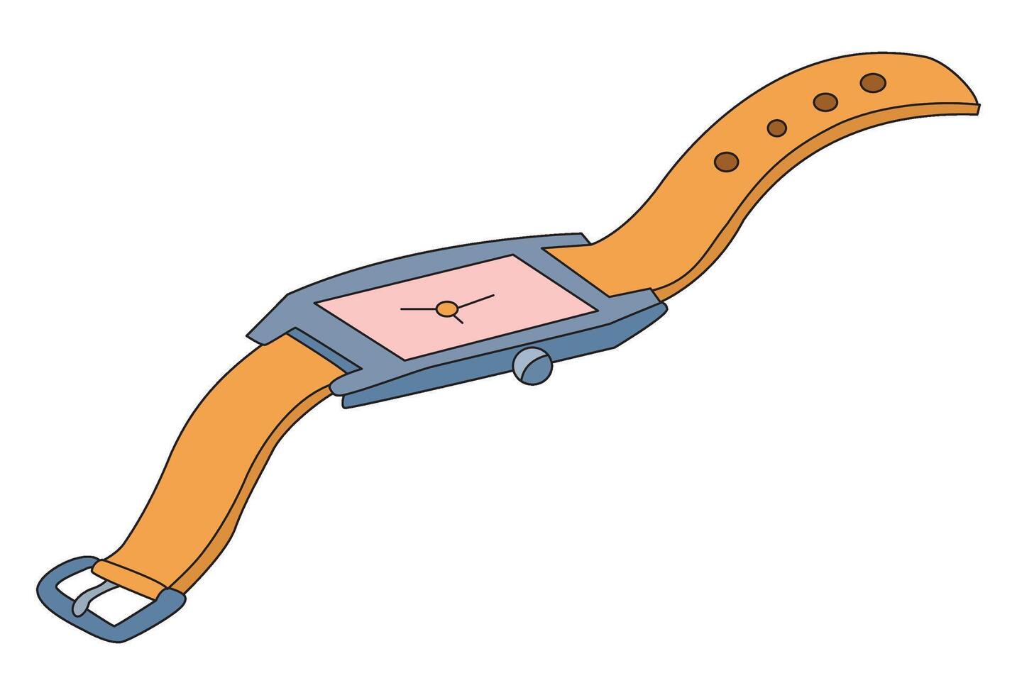 Watch isolated on a white background vector