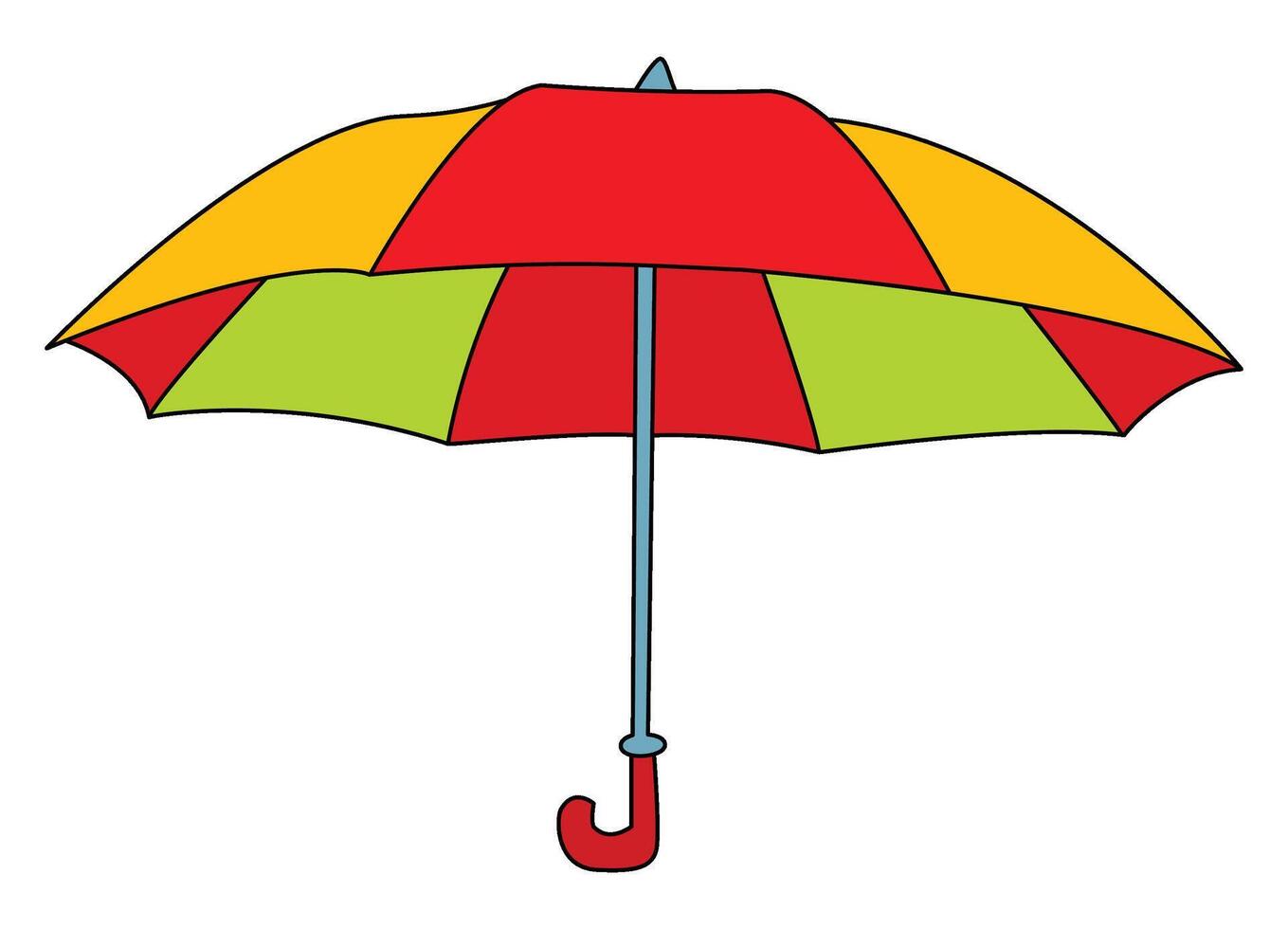 Umbrella isolated on a white background vector