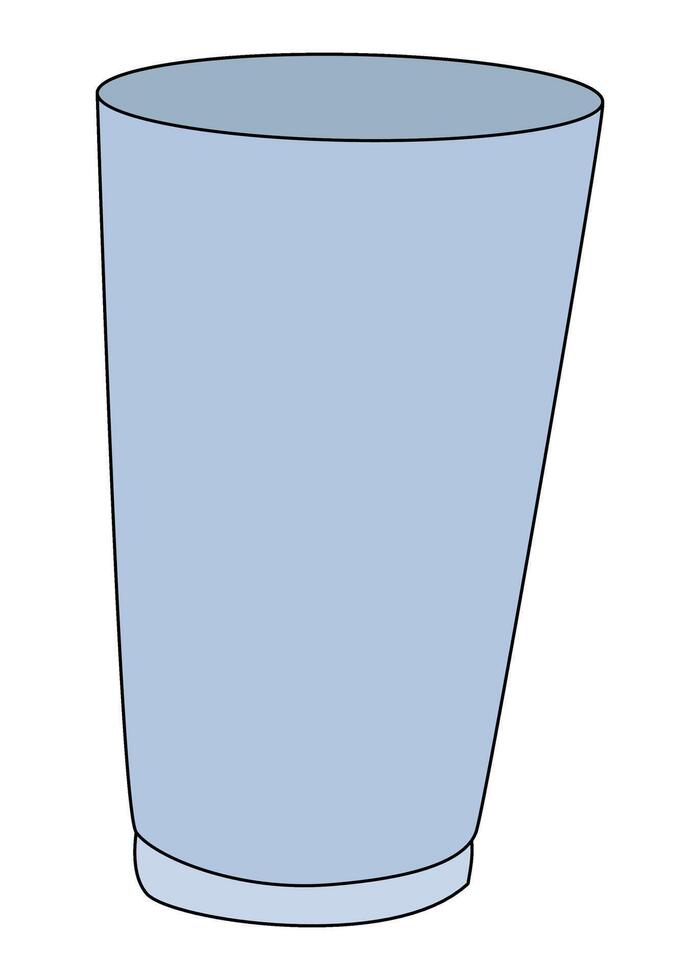 Glass isolated on a white background vector
