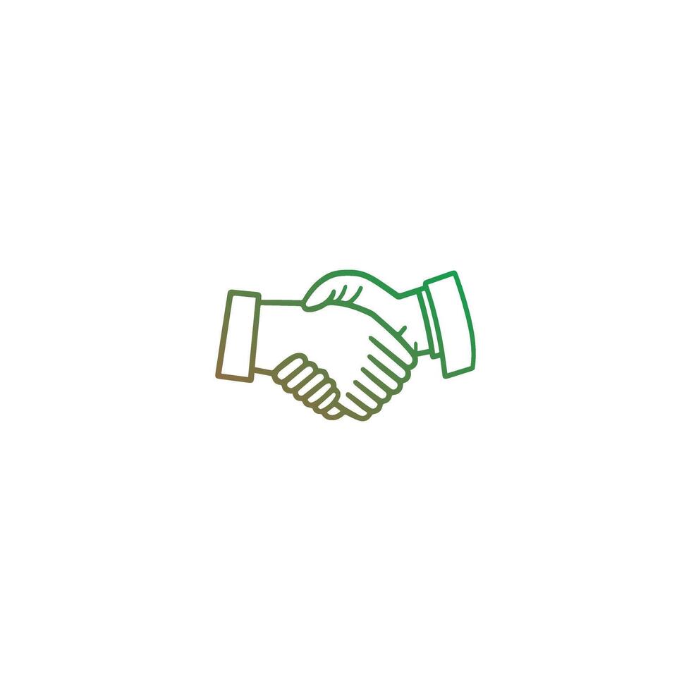 Hands shake icon. Black Hands shake icon on white background. vector