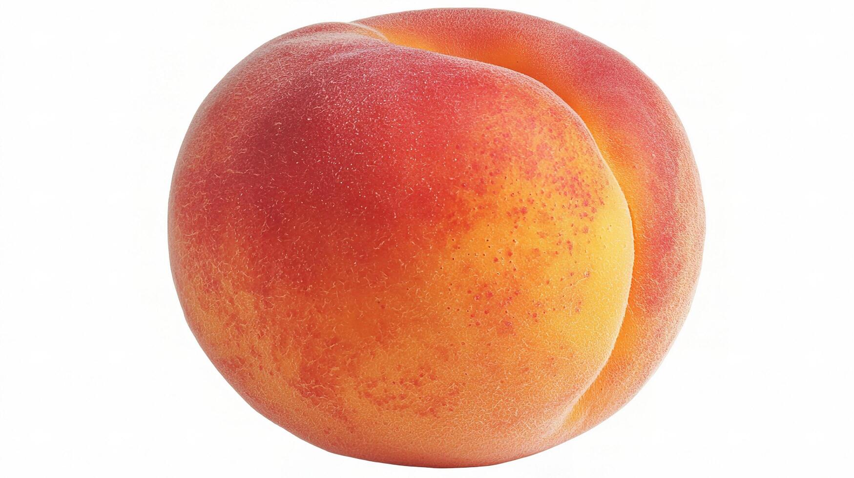 Fresh and Ripe Apricot Isolated on White Background for Culinary Use photo