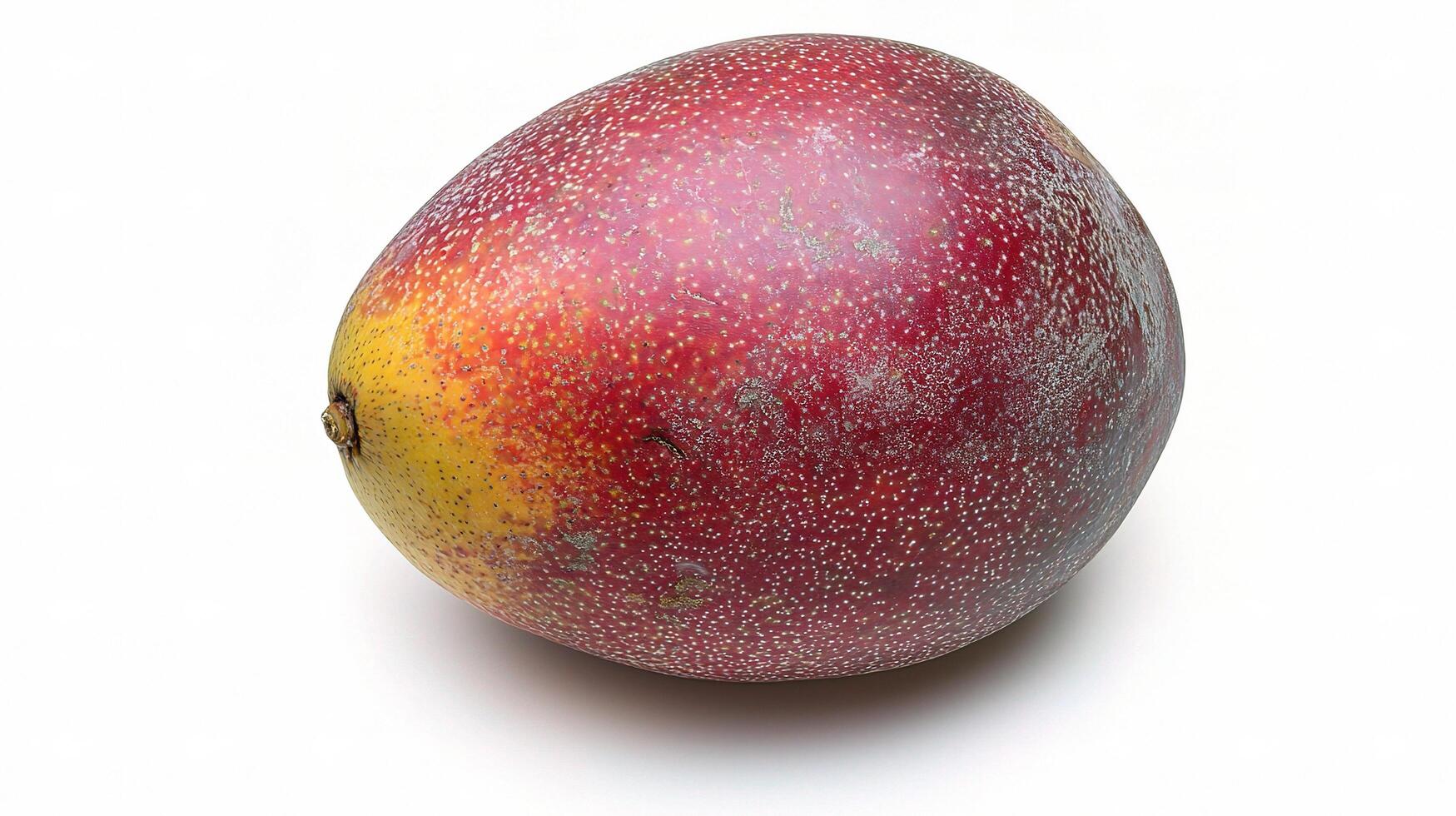 Fresh Ripe Mango Isolated on White Background for Culinary Use photo