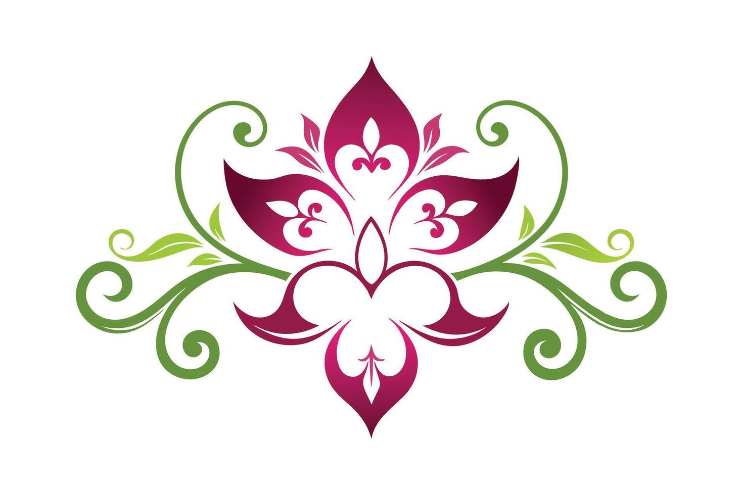 Flourish Text Divider - Elegant Ornaments for Typography, Pages, and Border Designs vector