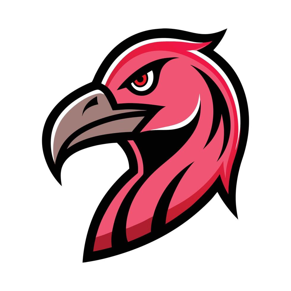 Flamingo Mascot Logo - Illustration for Branding and Identity vector