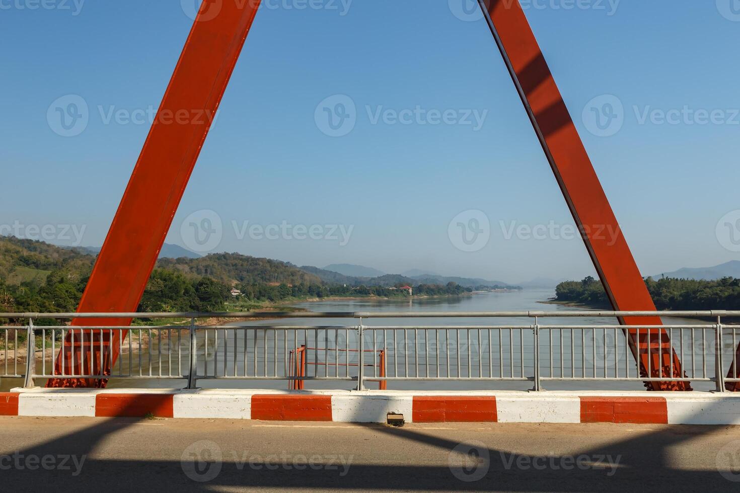 Bridge over the Mekong River. photo