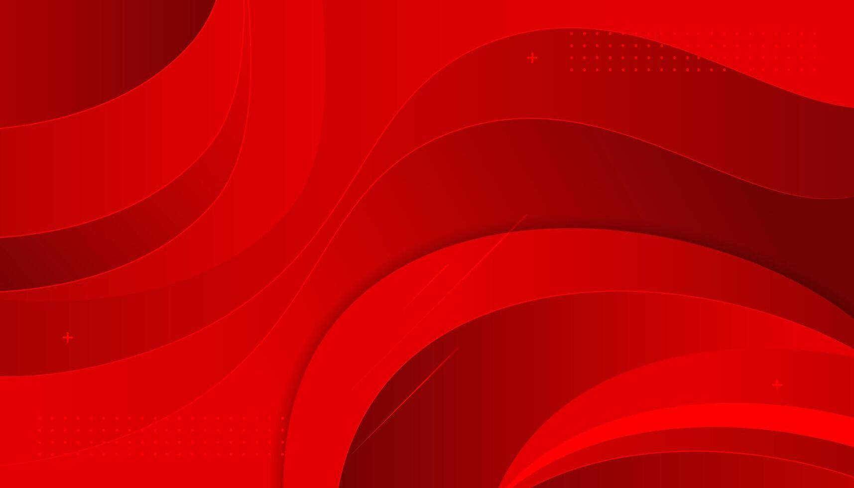 Abstract red elegant wave background vector