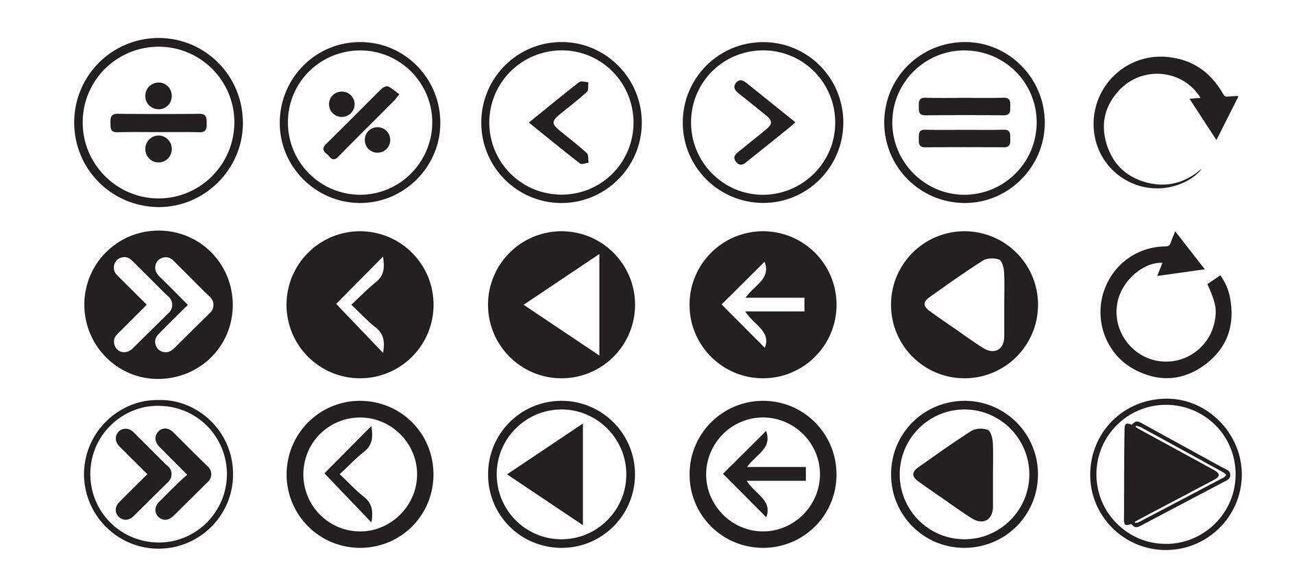 big black set icons. Arrow icon. Arrow collection. Arrow. Cursor. Modern simple arrows. illustration vector