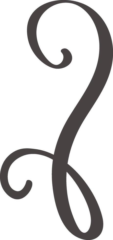 Hand drawn initial h logo design featuring elegant swirling lines, perfect for enhancing branding efforts, invitations, and various creative design projects vector
