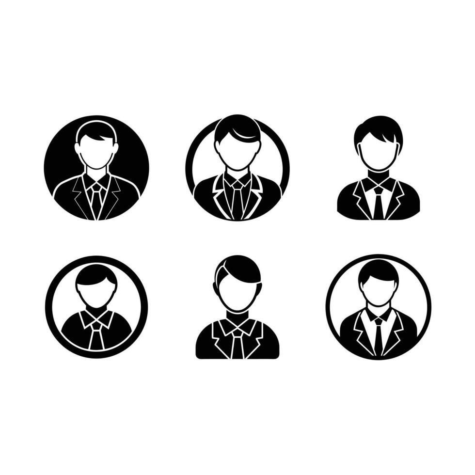 High-Quality Employee Icon Graphics for Professional Use vector