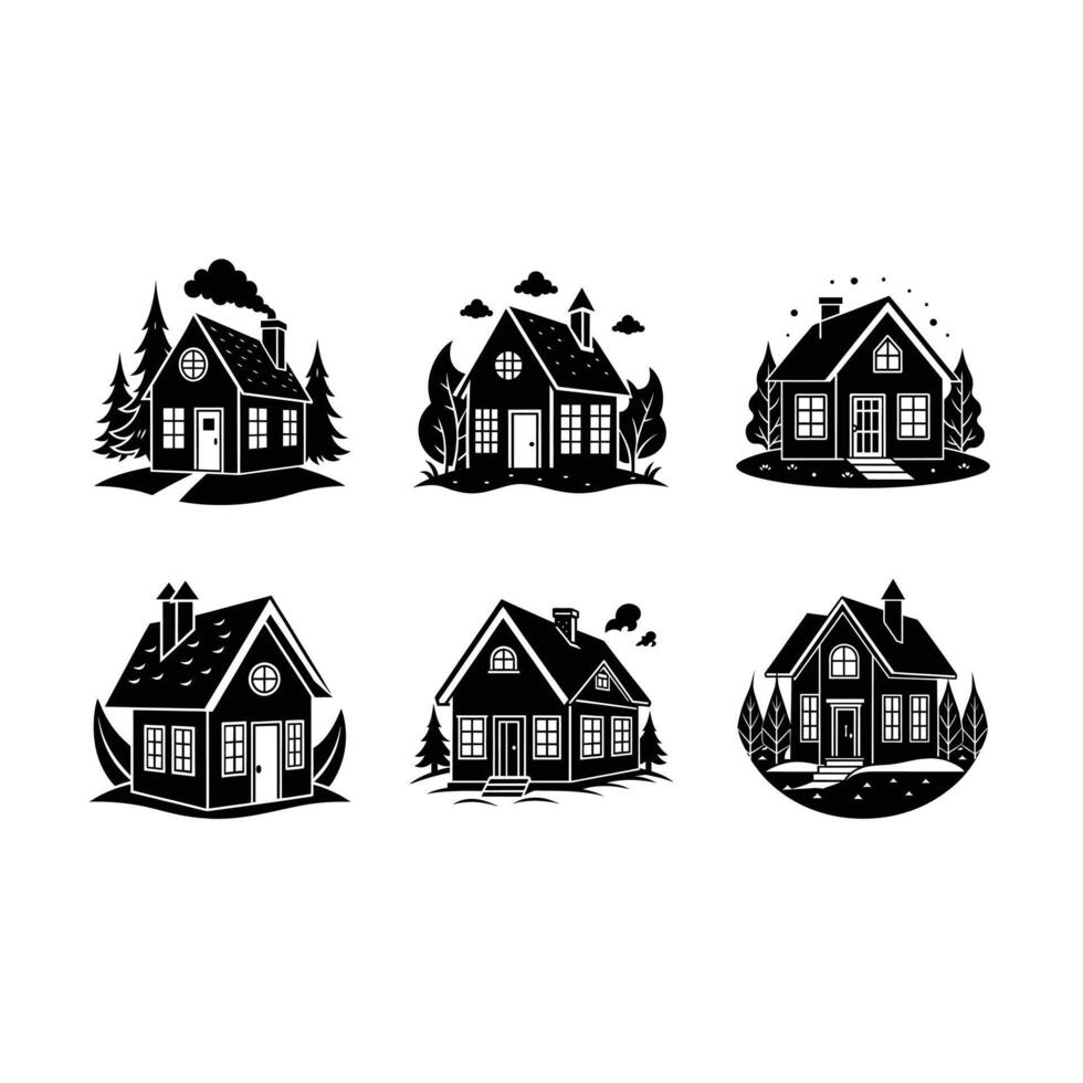 House Graphic Design for Digital Use - High-Quality Illustration vector