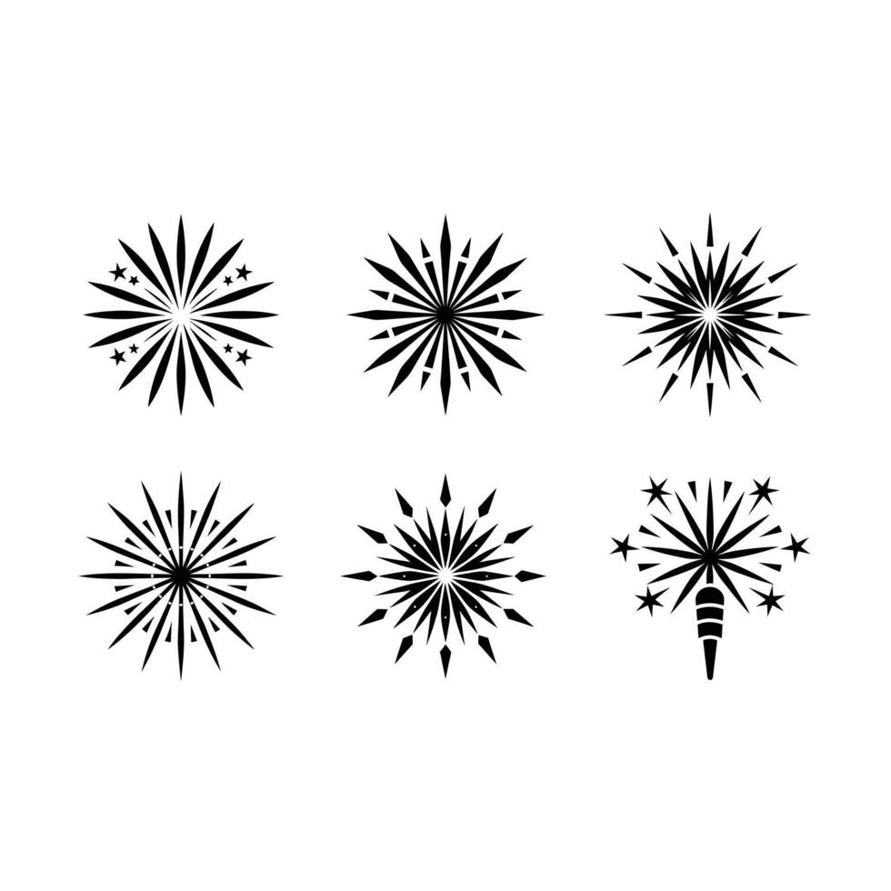 Download Multi-Shot Firework Icon - Stunning Graphic Design File for Celebrations vector