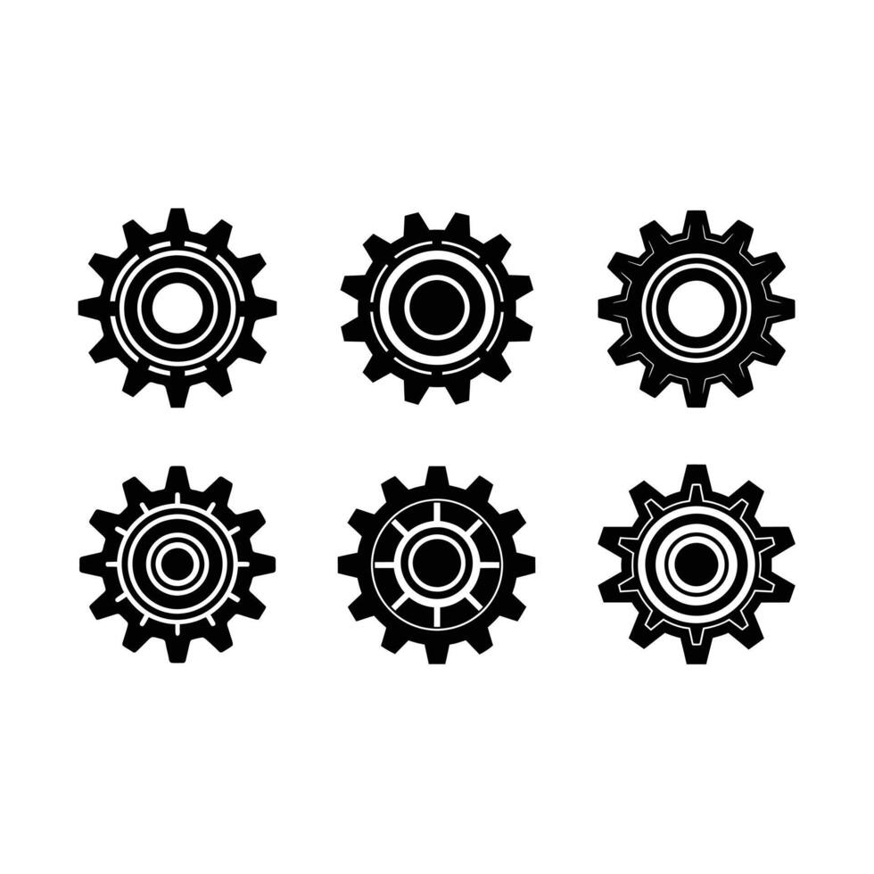 High-Quality Gears Icon for Graphic Design vector