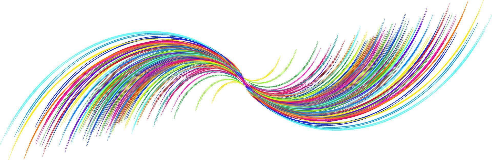icon symbol or logo for multi color explosion. rotating blades with colorful splash strokes, modern logo vector