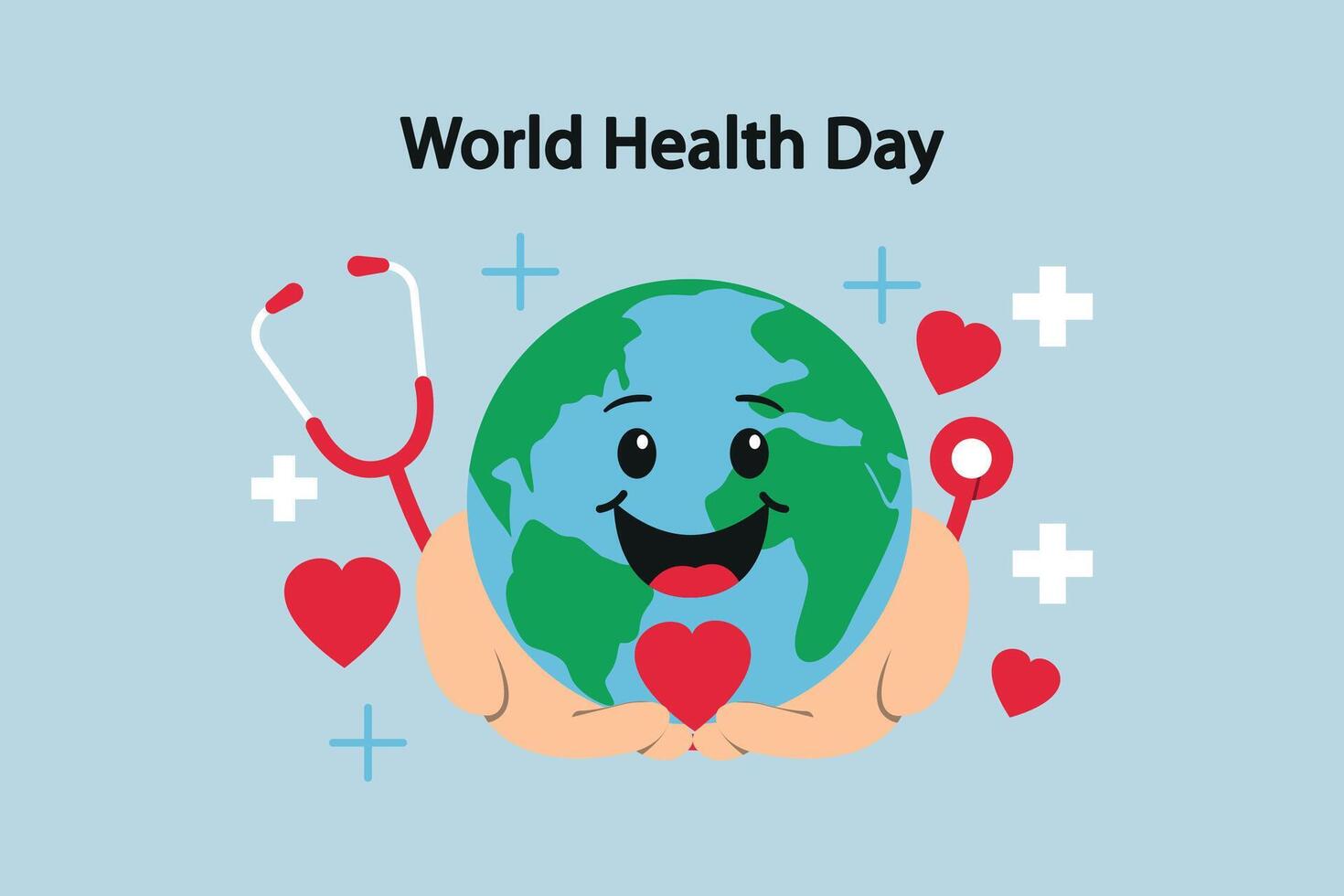 Acts of Kindness for World Health Day vector