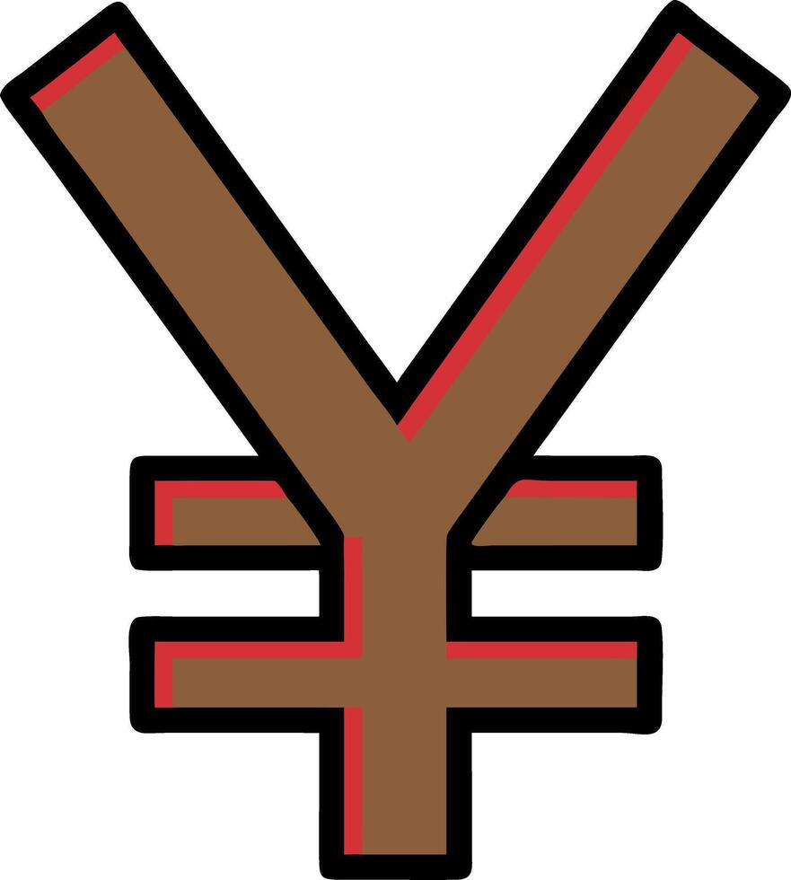 Yen Currency Symbol Illustration for Financial and Economic Use vector