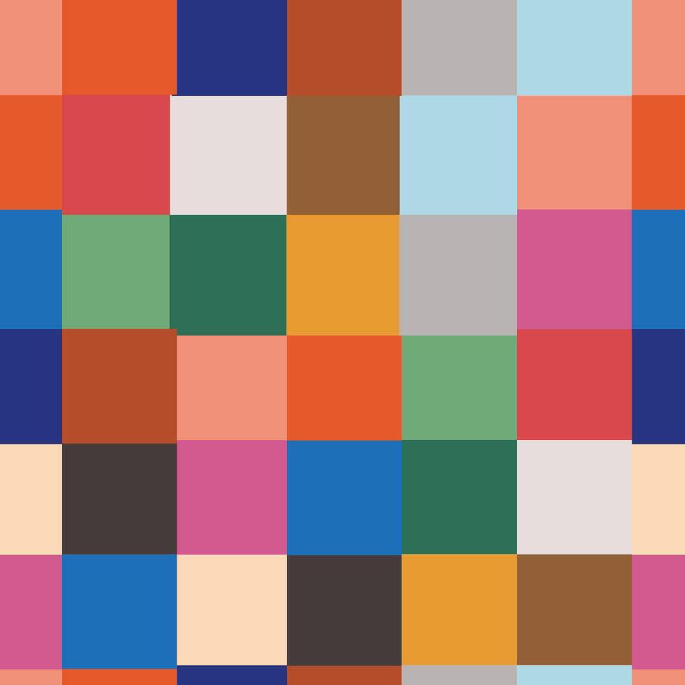 seamless checkered pattern vector