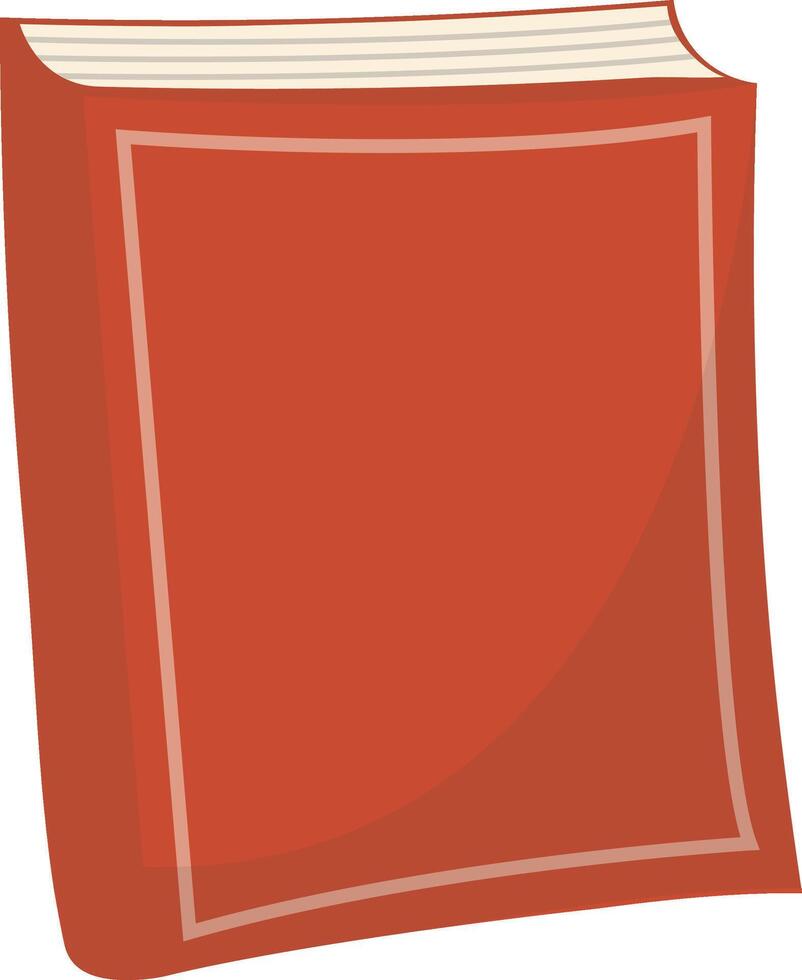 Illustration of Red University Education Book vector