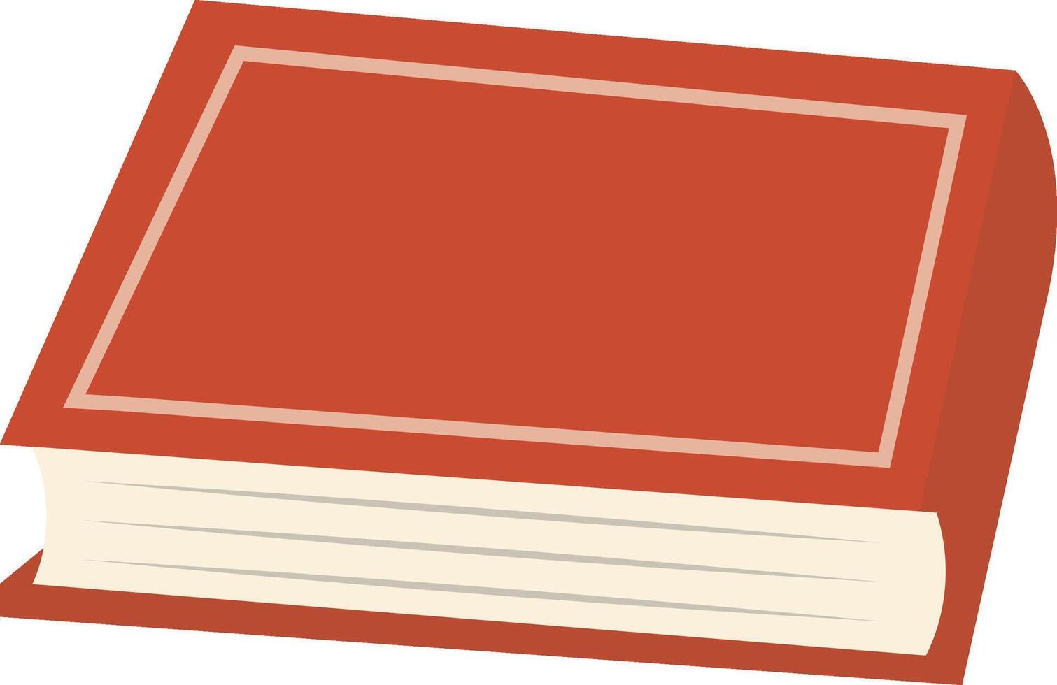 Illustration of Red University Education Book vector
