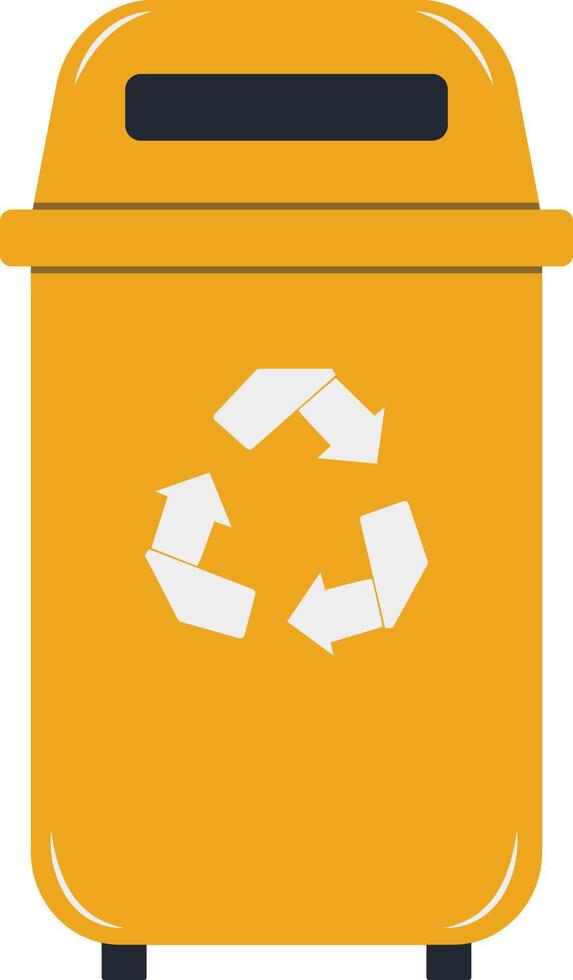 Trash Can Image for Zero Waste vector