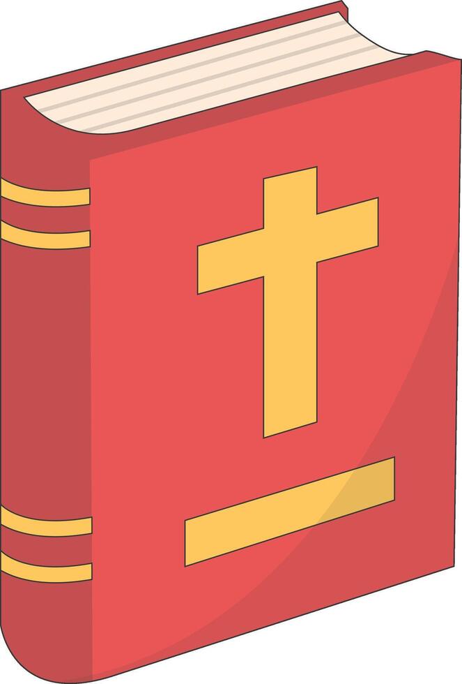 Religion Books with Standing Position vector