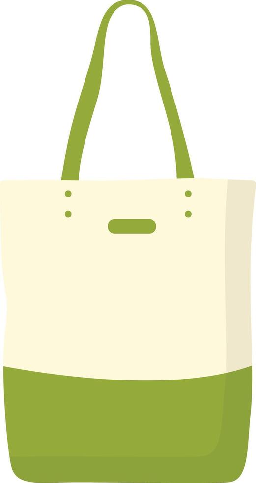 Cloth Bag in Flat Design for Zero Waste Day vector