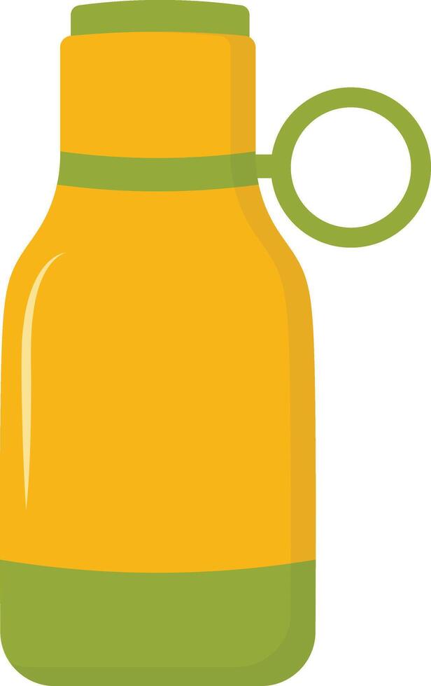 Tumbler bottle illustration for zero waste day vector