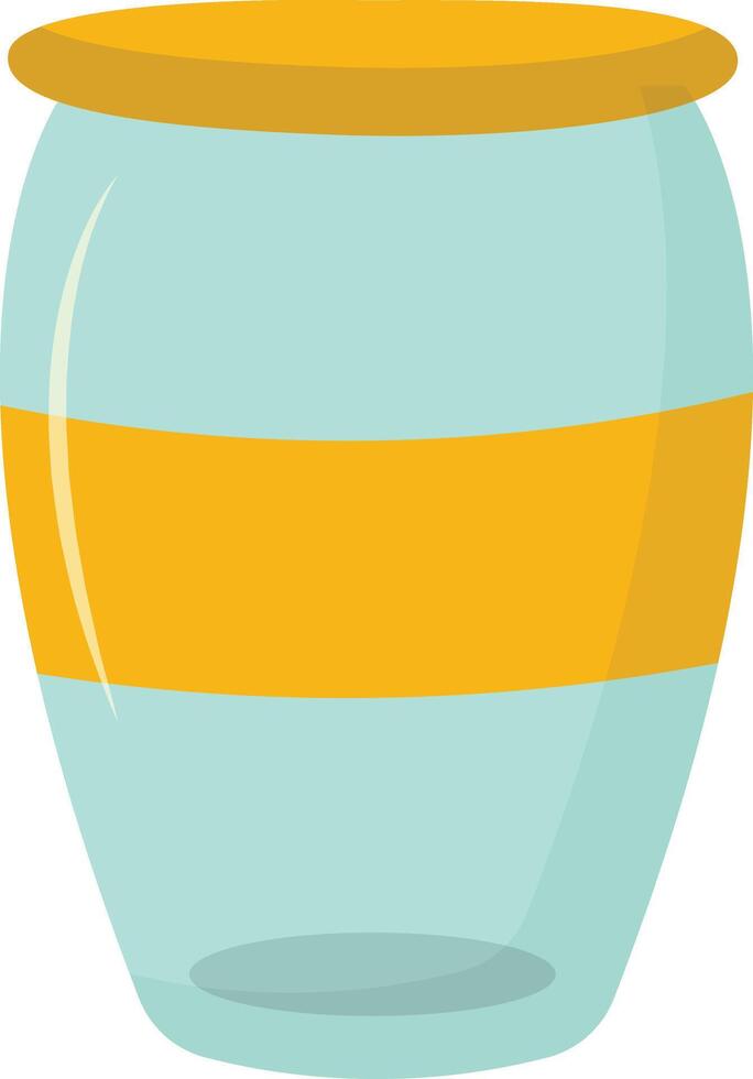 Plastic Jar Element for Zero Waste Day vector