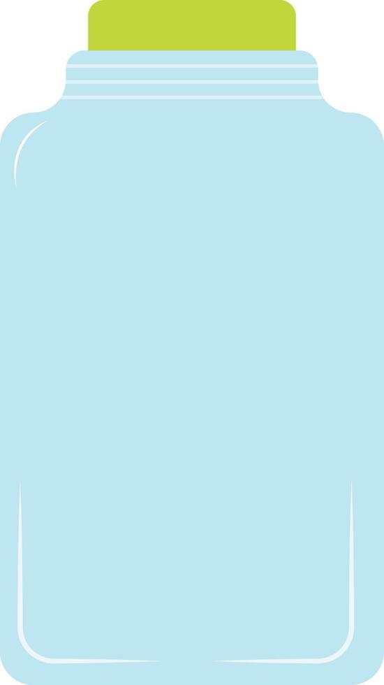 Plastic Jar Graphic for Zero Waste vector