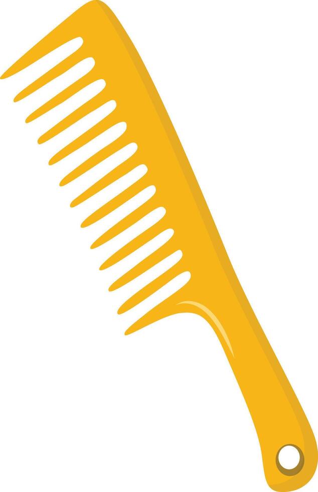 Yellow Comb for Zero Waste Day vector