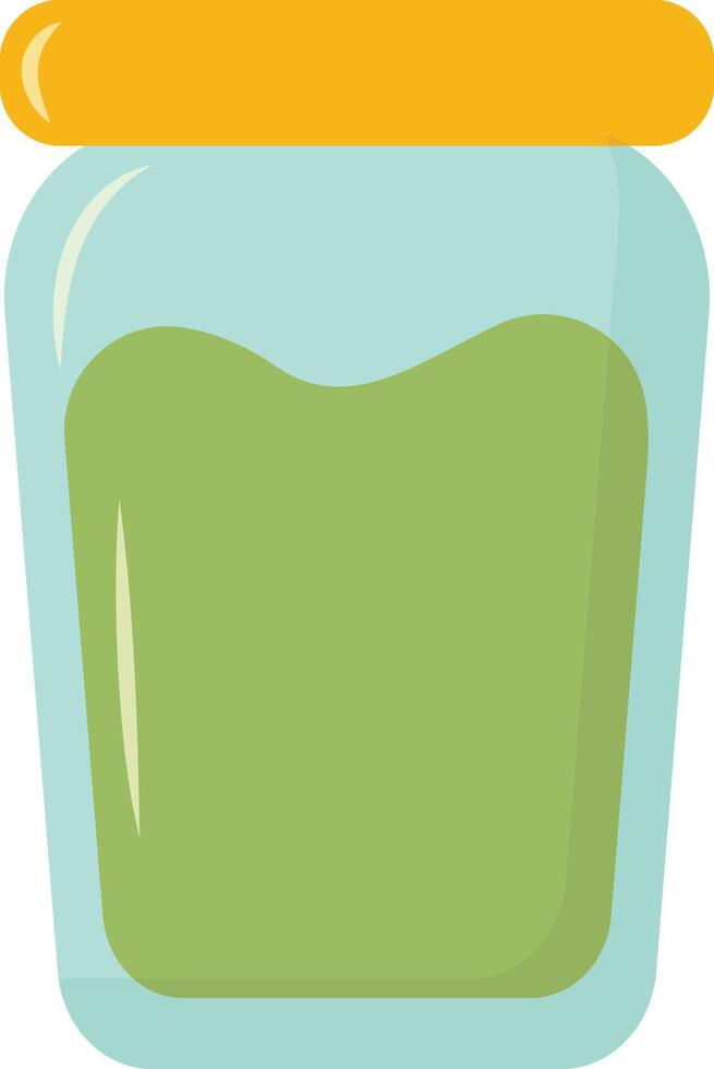 Plastic Jar Illustration vector
