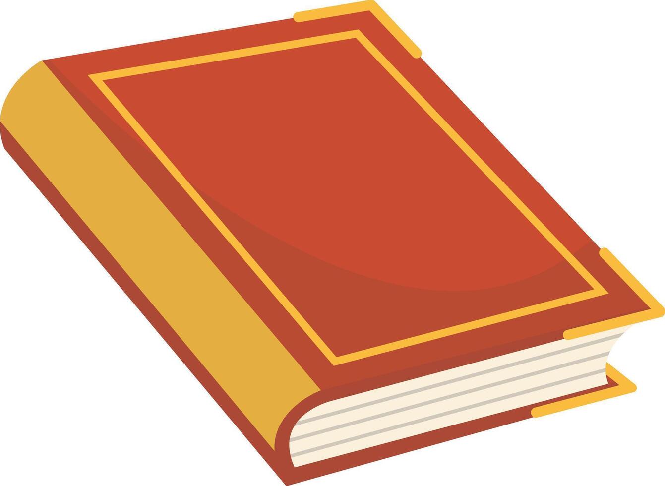 Illustration of Red University Education Book vector