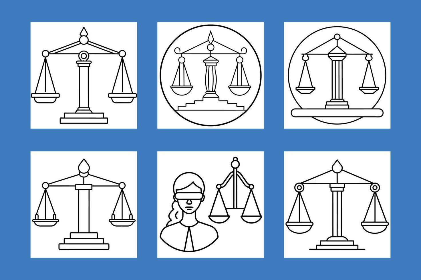 Scales of Justice vector