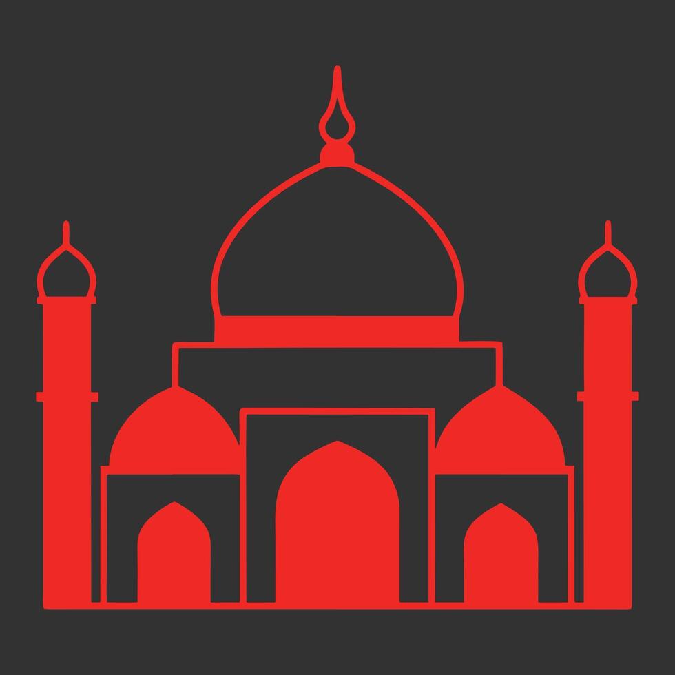 Mosque Design Illustration Art vector