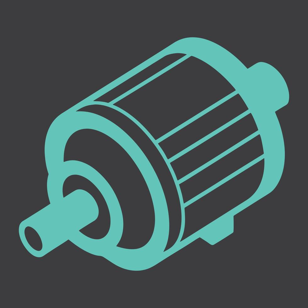 Innovative Electric Motor Art vector
