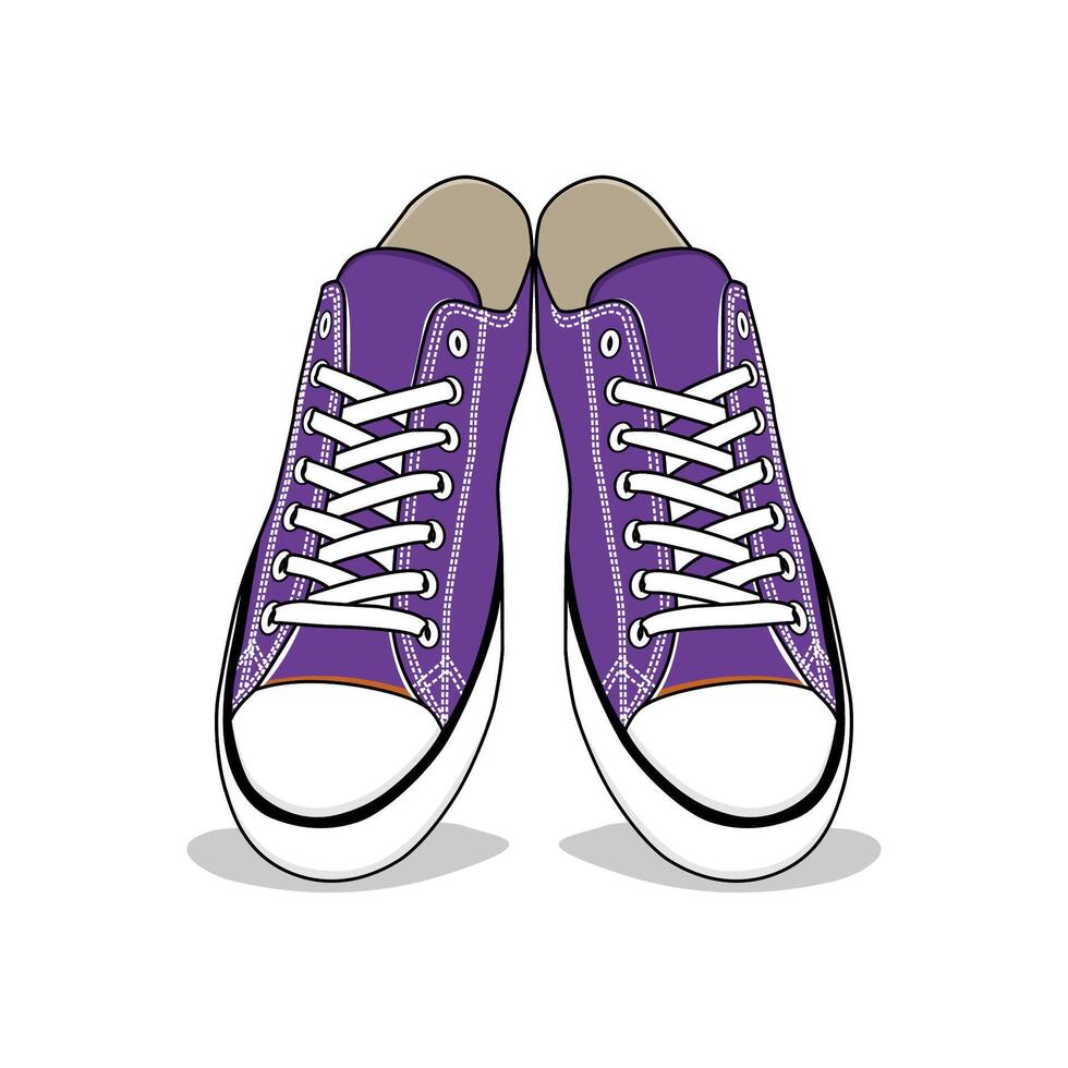 Sneakers White Background Art And Illustration vector