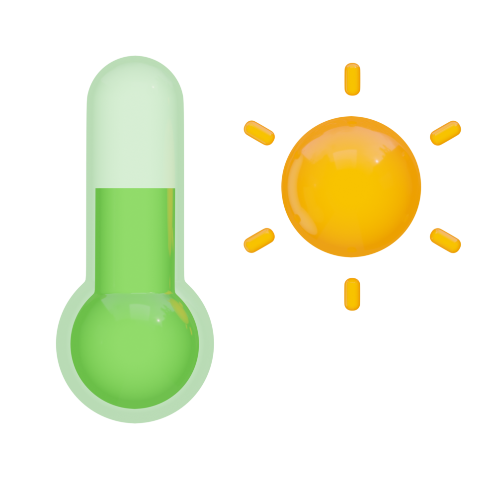 normal temperature 3D Illustration png
